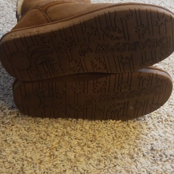 Fuzzy BearPaw suede winter boots - Picture 5 of 6